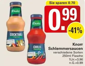 WEZ Knorr Schlemmersaucen Angebot