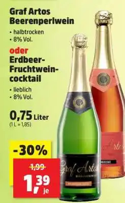 Thomas Philipps Graf Artos Beerenperlwein oder Erdbeer Fruchtweincocktail Angebot