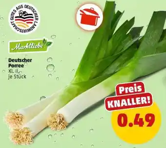 PENNY Deutscher Porree Angebot