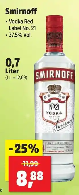 Thomas Philipps SMIRNOFF Angebot