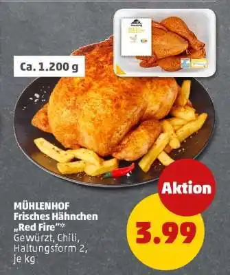 PENNY MÜHLENHOF Frisches Hähnchen „Red Fire“ Angebot