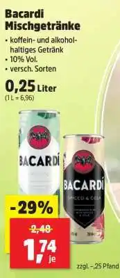 Thomas Philipps Bacardi Mischgetränke Angebot