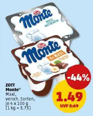 PENNY Zott Monte Angebot