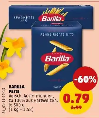 PENNY Barilla Pasta Angebot
