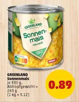 PENNY GREENLAND Sonnenmais Angebot