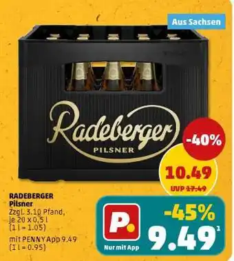 PENNY Radeberger Pilsner Angebot