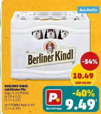 PENNY BERLINER KINDL Jubiläums Pils Angebot