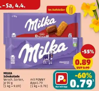 PENNY MILKA Schokolade Angebot