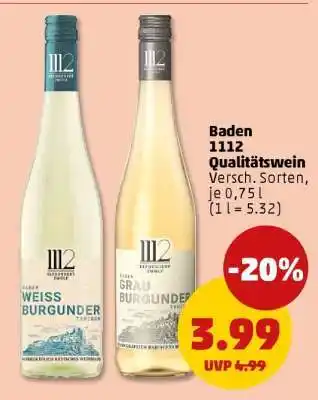 PENNY Baden 1112 Qualitätswein Angebot
