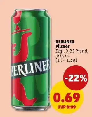 PENNY BERLINER Pilsner Angebot