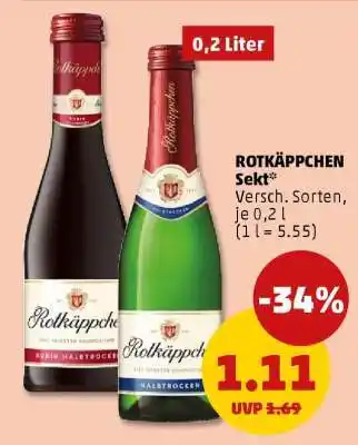 PENNY ROTKÄPPCHEN Sekt Angebot