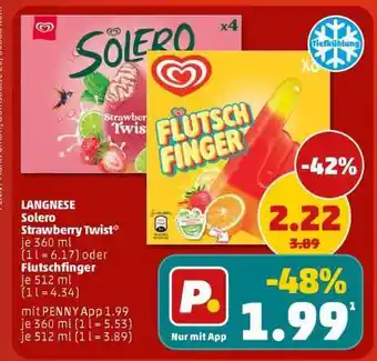 PENNY LANGNESE Solero Strawberry Twist Angebot