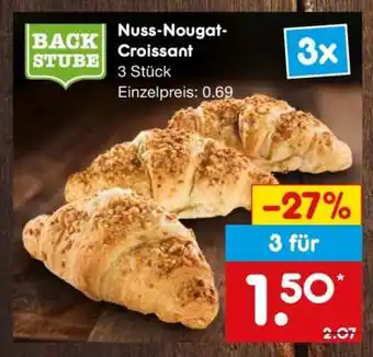Netto Marken-Discount Nuss-Nougat-Croissant Angebot