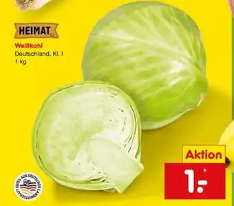 Netto Marken-Discount Weißkohl Angebot