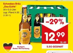 Netto Marken-Discount Schwaben Bräu Das Echte Angebot