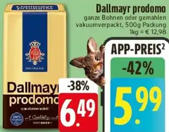 Edeka Dallmayr prodomo Angebot