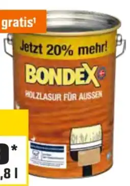 OBI Bondex Holzlasur Angebot