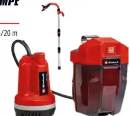 OBI Einhell Akku-Tauchdruckpumpe GE-PP 18 RB Li Solo Angebot