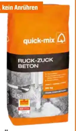 OBI Quick-Mix Mörtel Ruck Zuck Angebot