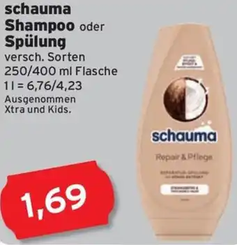 CAP Markt schauma Shampoo oder Spülung Angebot