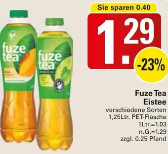 WEZ Fuze Tea Eistee Angebot