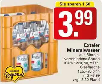 WEZ Extaler Mineralwasser Angebot