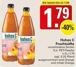WEZ Hohes C Fruchtsäfte Angebot