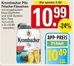 WEZ Krombacher Pils Frische-Fässchen Angebot