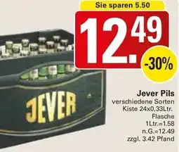 WEZ Jever Pils Angebot