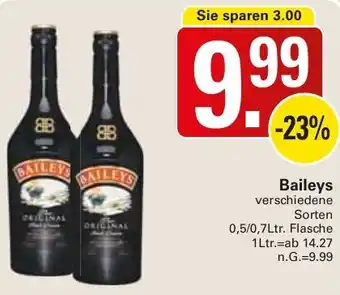 WEZ Baileys Angebot