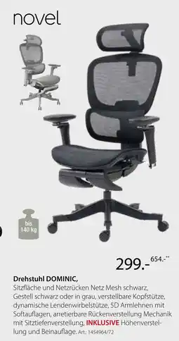 Zurbrüggen Novel drehstuhl dominic Angebot