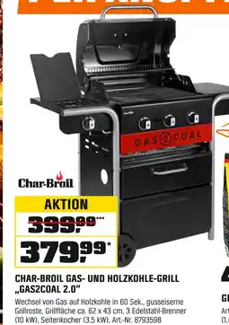 OBI Char-broil gas- und holzkohle-grill gas2coal 2.0 Angebot