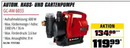 OBI Einhell gc-aw 6033 autom. haus- und gartenpumpe Angebot