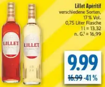 diska Lillet Apéritif Angebot
