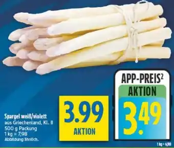 diska Spargel weiß/violett Angebot