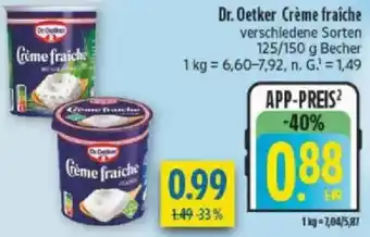 diska Dr. Oetker Crème fraîche Angebot