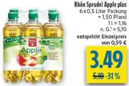 diska Rhön Sprudel Apple plus Angebot