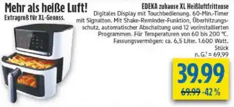diska EDEKA zuhause XL Heißluftfritteuse Angebot
