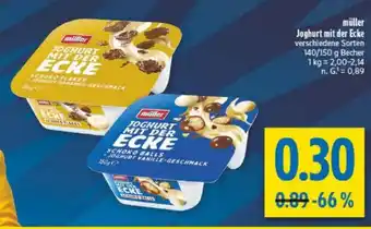 diska müller Joghurt mit der Ecke Angebot