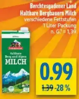 diska Berchtesgadener Land Haltbare Bergbauern Milch Angebot