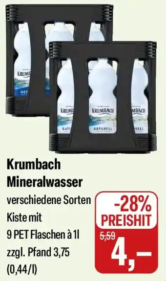 Feneberg Krumbach Mineralwasser Angebot