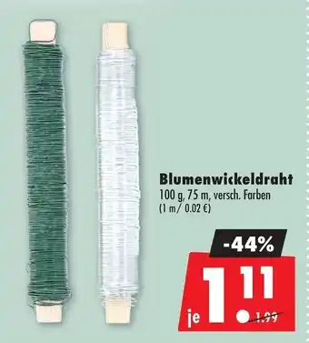 Mäc Geiz Blumenwickeldraht Angebot