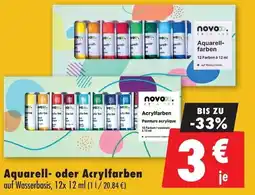 Mäc Geiz Aquarell oder Acrylfarben Angebot