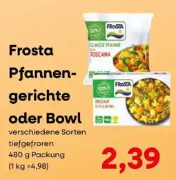 Konsum Leipzig Frosta Pfannengerichte oder Bowl Angebot