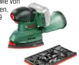 OBI Bosch Akku-Multischleifer Universal Sander 18V-10 Solo Angebot