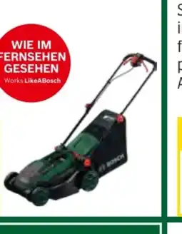 OBI Bosch Akku-Rasenmäher Rotak 18V2-38 Angebot