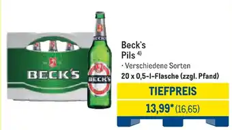 METRO Beck's Pils Angebot