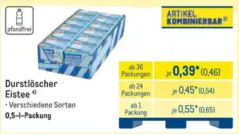METRO Durstlöscher Eistee Angebot