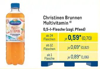 METRO Christinen Brunnen Multivitamin Angebot