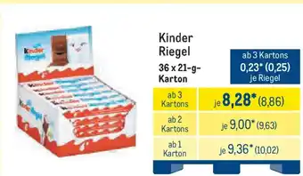 METRO Kinder Riegel Angebot
